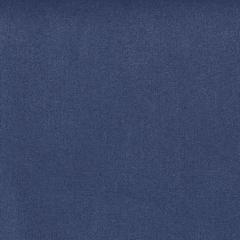 Ensemble de draps en percale de coton 200 fils Bradford, Ensemble de draps pour lit double avec 2 taies d'o, Bleu marine uni