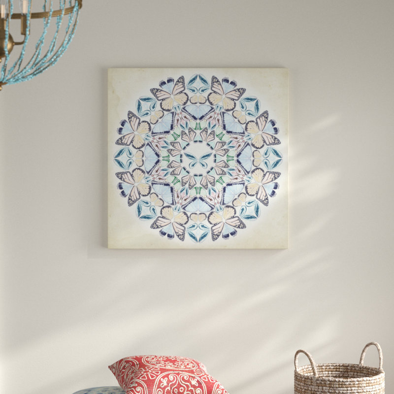 Prosperity Mandala II by Melissa Wang - Wrapped Canvas Painting, 76cm H x 76cm W