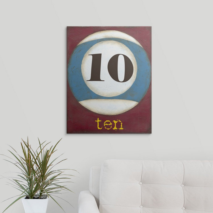 «Graphic Pool X» par Jennifer Goldberger, H 30 po x l 24 po x P 1,5 po, Toile