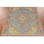 Tapis géométrique bleu traditionnel 6 x 9