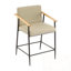 Ensemble de 2 tabourets de bar avec repose-pieds en métal-1480640213