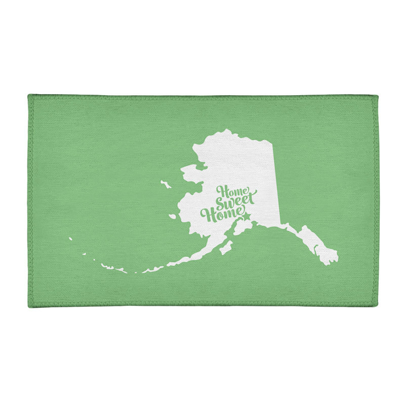 Tapis en polyester à ancrage doux home, Rectangle 3 pi x 5 pi