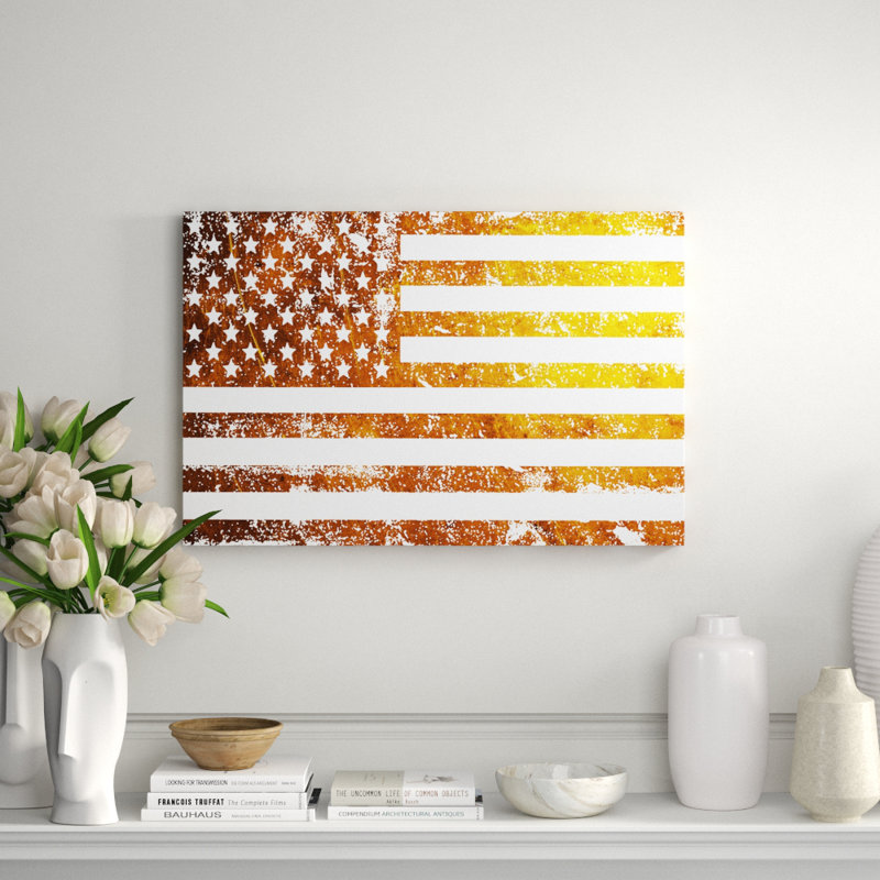 The Golden Standard Print by N Perez, Plastic/Acrylic, 24" H x 36" W x 2.5" D