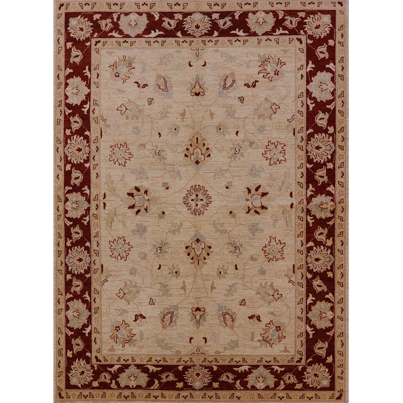 Tapis oriental brun Boutant, Rectangle 3 pi x 5 pi