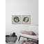 « bourdons abeille flight ii », ensemble de 2 reproductions de dessins encadrées sur toile-30327336