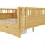 Lit plateforme double en bois pleine grandeur, lit double en bois à profil bas avec rails-1381802384-1381802386