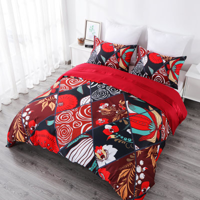 Ensemble de housse de couette en microfibre 4 pièces