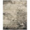 Tebikerei Abstract Area Rug in Ivory/Black