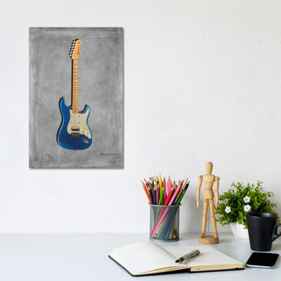 Fender Stratocaster '57 by Mark Rogan - Wrapped Canvas Print