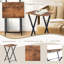 Ahreanna Cross Legs Side Table Set