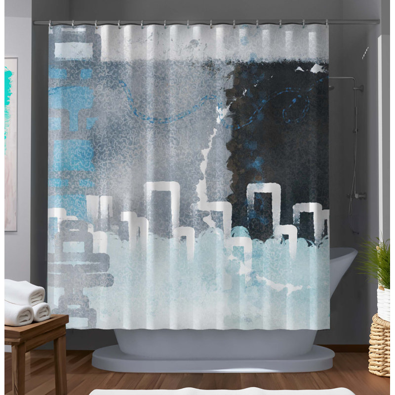 Plump Undoubtedly Designer Shower Curtain