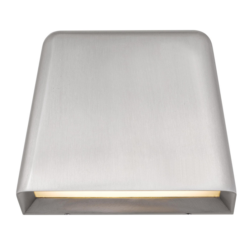 Applique murale 5,5 pouces à DEL en aluminium brossé, Brushed Aluminum