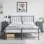 Raineri 34.5cm W Steel Bedside Table-1833133326-1814779884