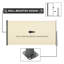 Dakota Fields 300cm W x 9cm D Polyester Cover Retractable Freestanding Awning-1882365698