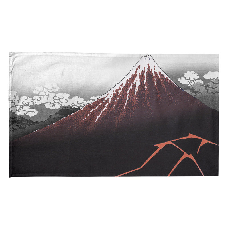 Torchon en dessous the Summit Lightning, Polyester sergé, Rouge