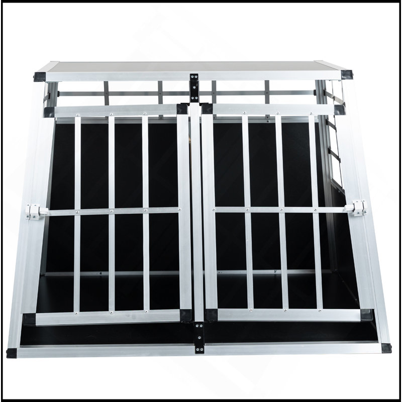 Cage de transport pour chiot en aluminium
