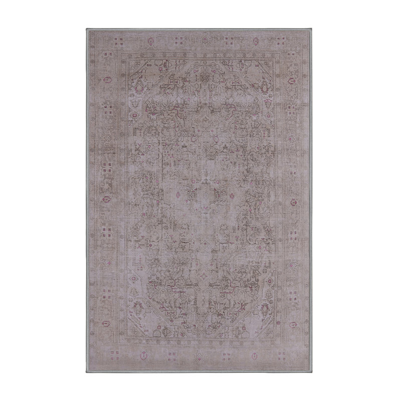 Tapis oriental gris, Rectangle 5 pi x 7 pi