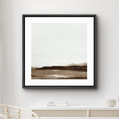 Peinture sur toile, cadre flottant