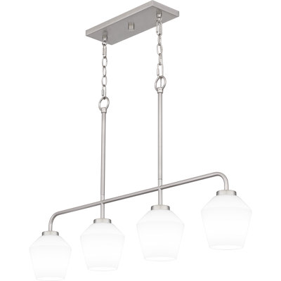 Sirkka 4-Light Brushed Nickel Island Light