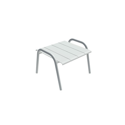 Misue Rectangular Metal Outdoor Side Table , 46cm cm W 50cm cm D