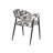 Dining Chair 19'' H Upholstered Metal Armchair