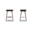 Valentino 25" Genuine Leather Wood Counter Stool-1752233735