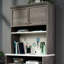Brun polyvalent avec tablettes réglables pour les espaces de travail organisés dans les espaces de bricolage et de bureau, avec rangement pour outils personnalisable, utilisation compacte dans la cuisine