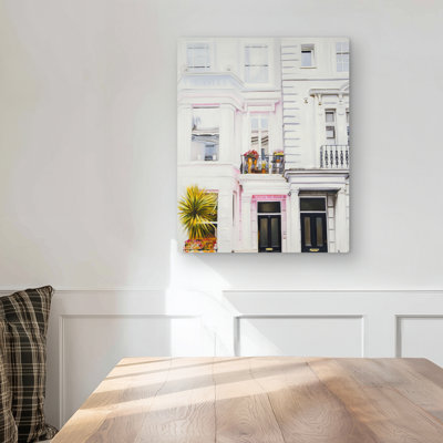 West Coast Houses - Hyperrealist Cities Metal Print Decor