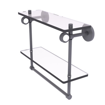 Tablette murale double verre Margolis