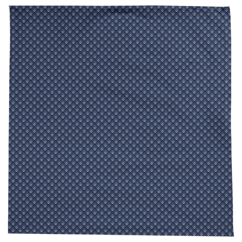 Nappe géométrique Avicia, Bleu foncé
