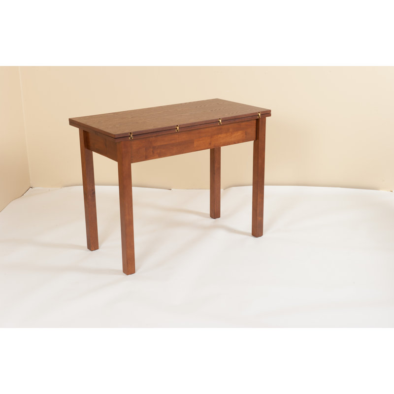 Extendable Solid Wood Base Dining Table, Fruitwood