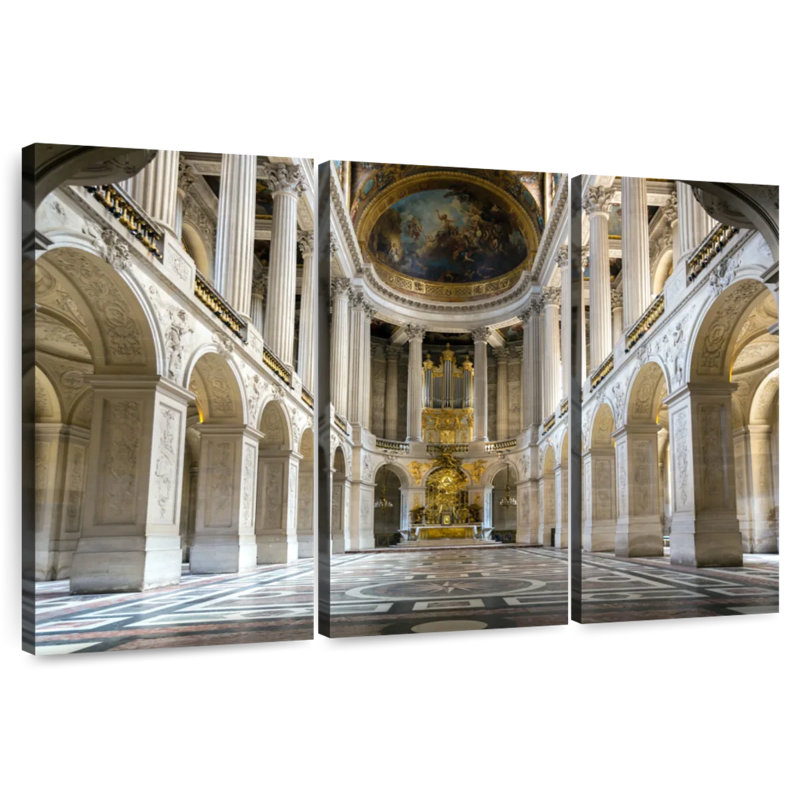 Versailles Interior, 24" H x 38" W