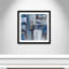 Patchwork abstrait II - peinture encadrée-59483447-59483454