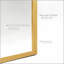 Miroir de salle de bain arqué en métal pour mur avec film incassable et installation facile-1506902391-1506902393