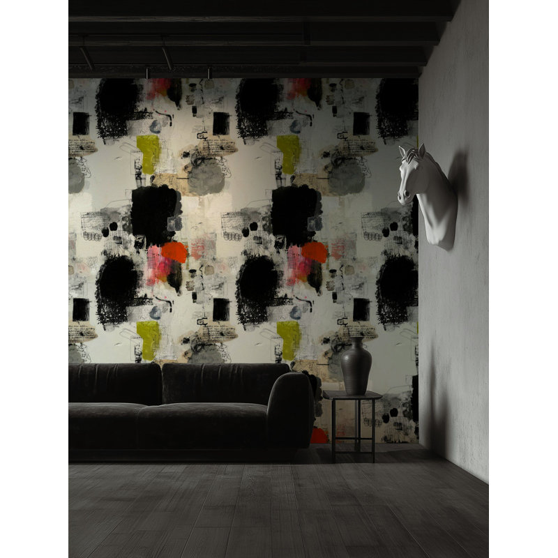 Abstrait mural moderne graffiti abstrait