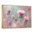 Toile avec cadre flottant or