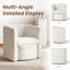 Fauteuil d'appoint rembourré avec repose-pieds Kyah-95165974