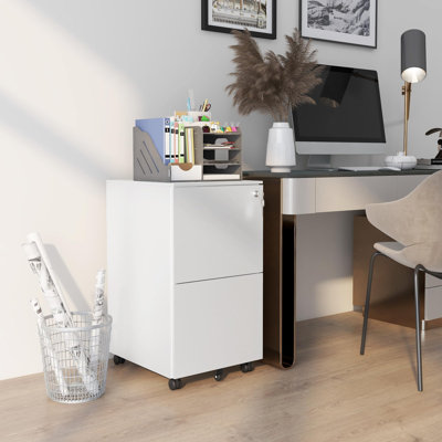 Aldrin 2 Drawer Filing Cabinet