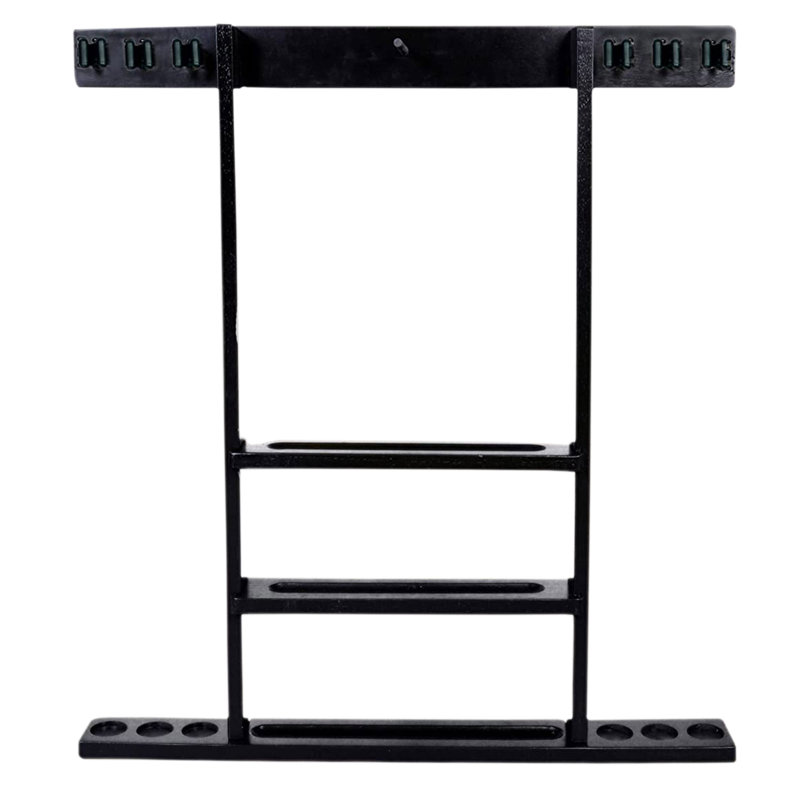 ISZY Billiards Wood Pool Cue Rack