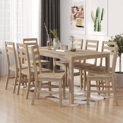Side chair Set Costiana of Solid Wood