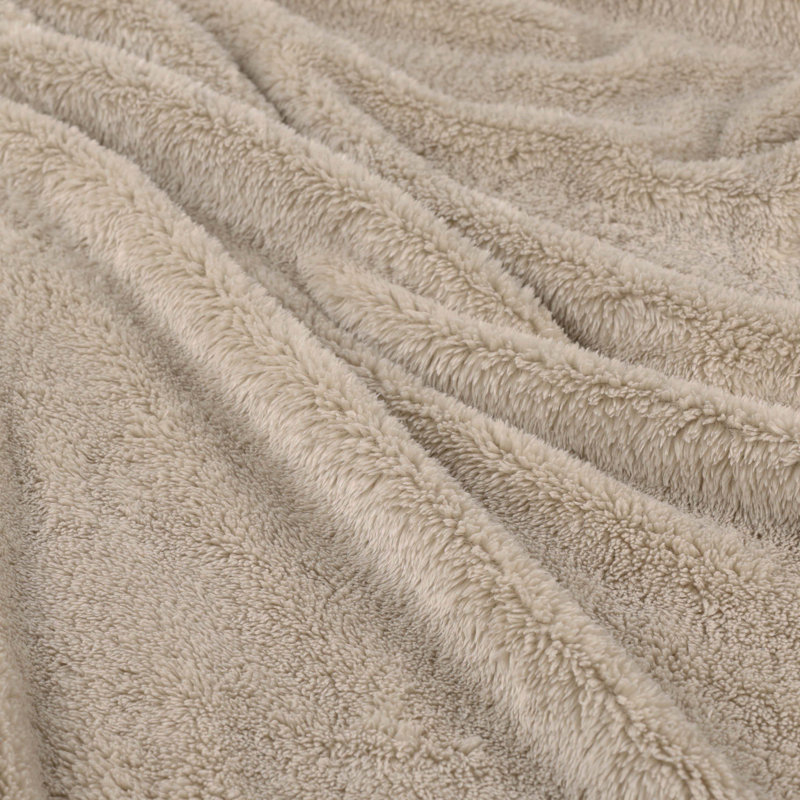 Couverture en peluche moelleuse Blue Nile Mills, Jeté, Lin lin