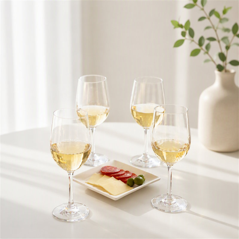 Plastic Wine Glasses Set of 4 (12oz)