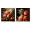 Ensemble de 2 décorations murales de la Renaissance avec fleurs et fruits I - fruits-57514-57518