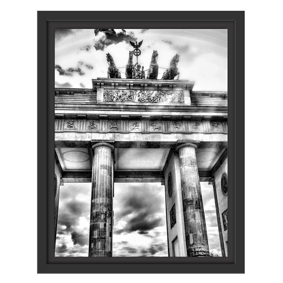 Gerahmtes Wandbild Brandenburger Tor Berlin