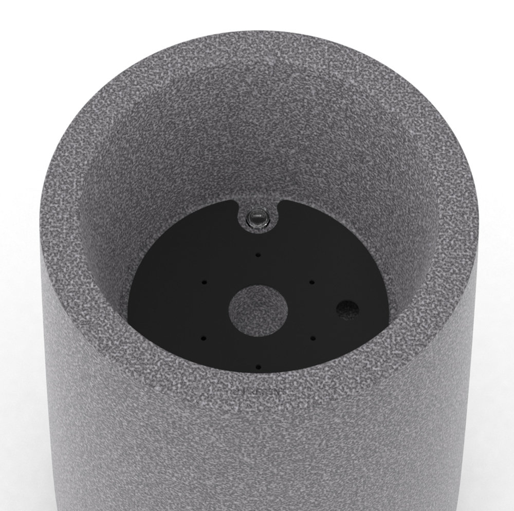 Kisha Pot Planter, Granite