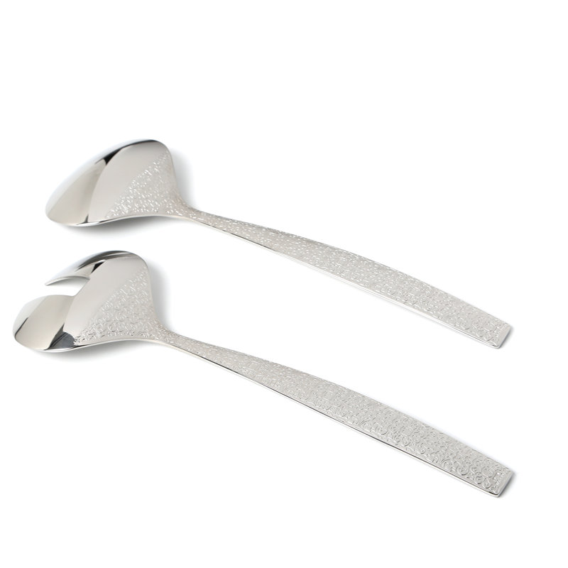 Dressed Stainless Steel Salad Servers