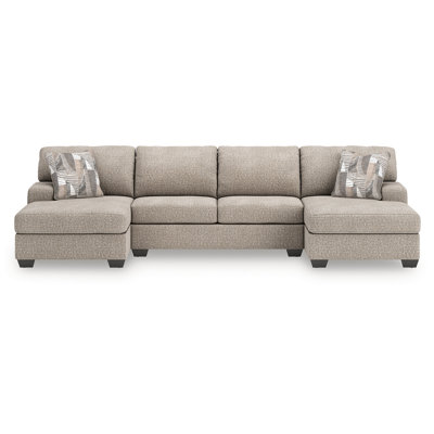 Cronan 3-Piece Sectional With Double Chaise