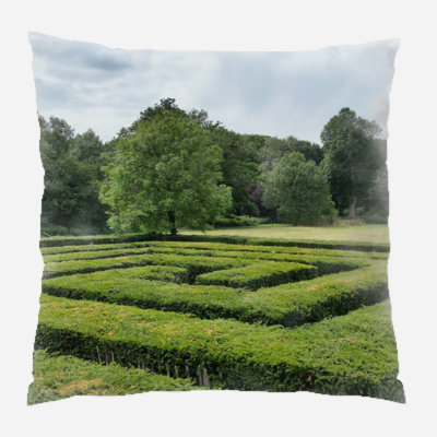Microsuede Reversible Throw Pillow
