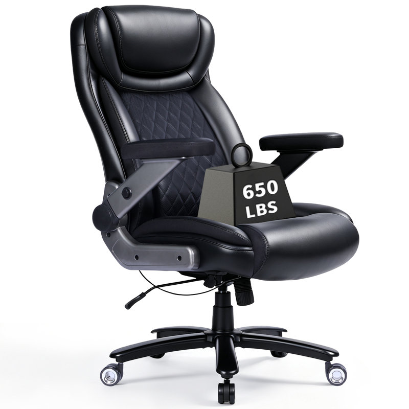 Fauteuil de direction ergonomique avec accoudoirs rabattables