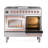 ILVE Nostalgie II Series Noblesse 40 inch Dual Fuel Range with 6 Sealed Burners, Griddle (Glass Door)-103962066-103962086